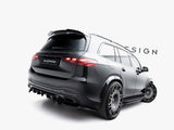 Rear Splitter (Vertical Bars) compatible with Mercedes-Benz GLS AMG Line X167 Facelift
