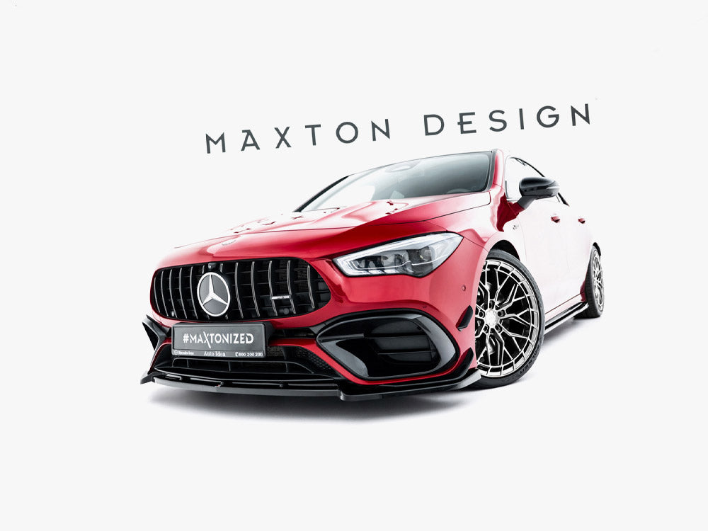 Front Splitter V.2 compatible with Mercedes-AMG CLA 45 Aero C118 Facelift