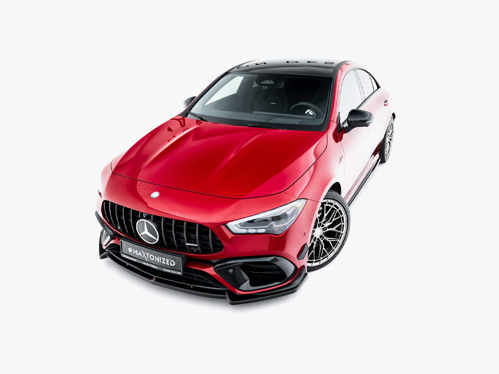 Front Splitter V.2 compatible with Mercedes-AMG CLA 45 Aero C118 Facelift