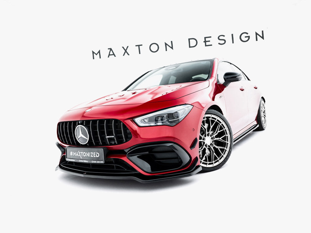 Front Splitter V.1 compatible with Mercedes-AMG CLA 45 Aero C118 Facelift