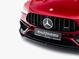 Front Splitter V.1 compatible with Mercedes-AMG CLA 45 Aero C118 Facelift