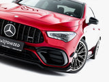 Front Splitter V.1 compatible with Mercedes-AMG CLA 45 Aero C118 Facelift