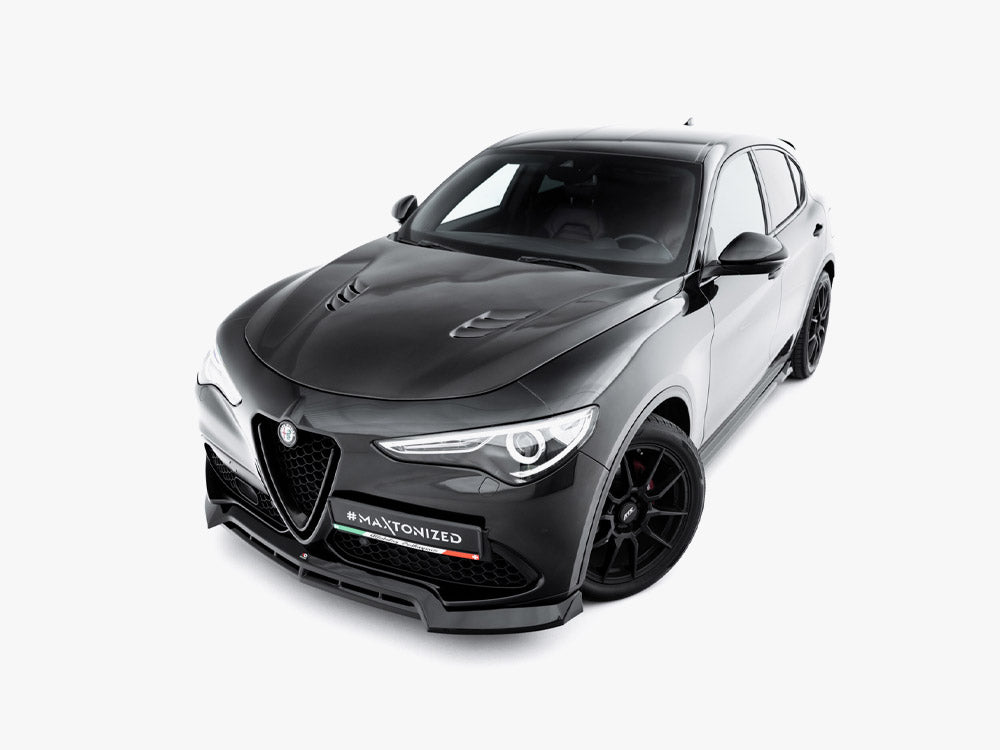 Front Splitter V.3 compatible with Alfa Romeo Stelvio Mk1