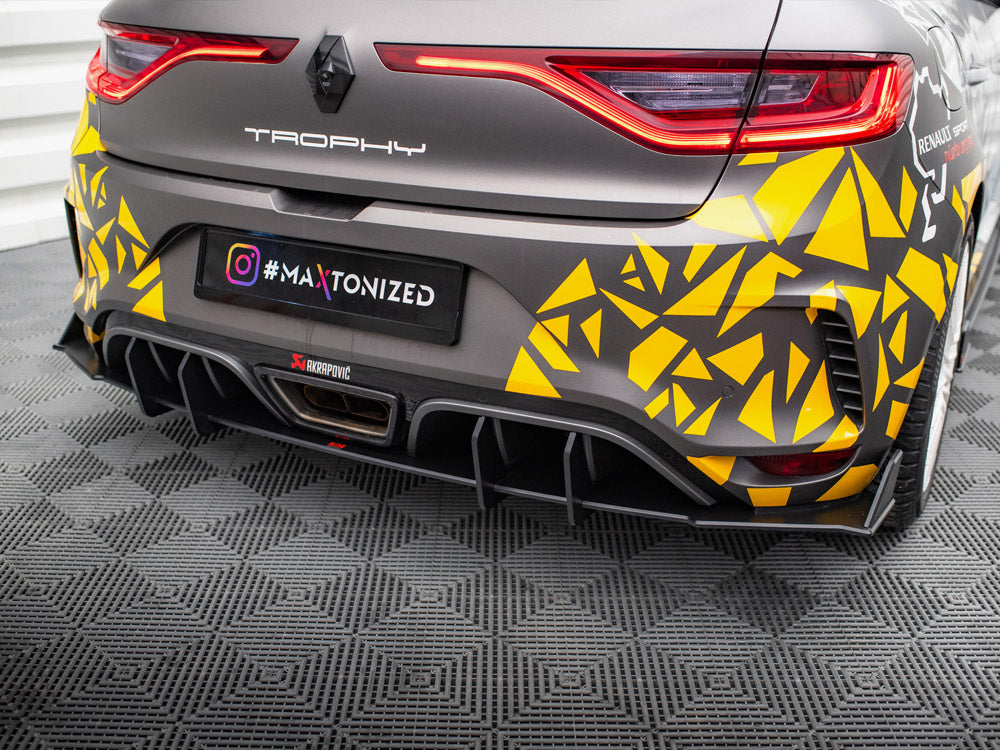 Street PRO Rear Diffuser compatible with Renault Megane RS Mk4