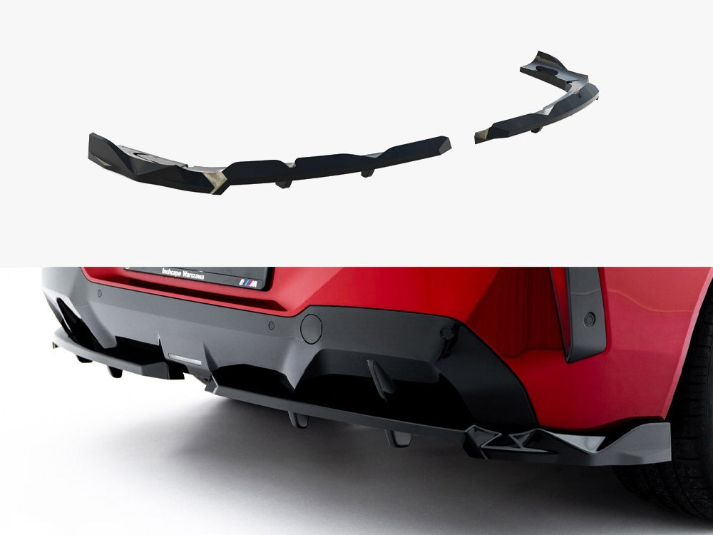 Rear Splitter (Vertical Bars) compatible with BMW X3 M-Pack G45