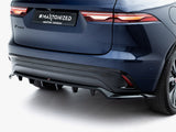 Rear Splitter (Vertical Bars) compatible with Jaguar F-Pace R-Sport Mk1 Facelift