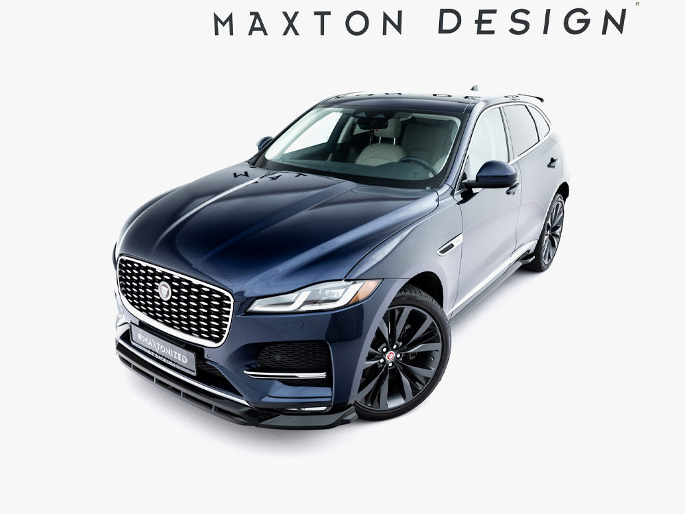 Front Splitter compatible with Jaguar F-Pace R-Sport Mk1 Facelift