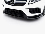Front Splitter compatible with Mercedes-Benz GLA 45 AMG X156 Facelift
