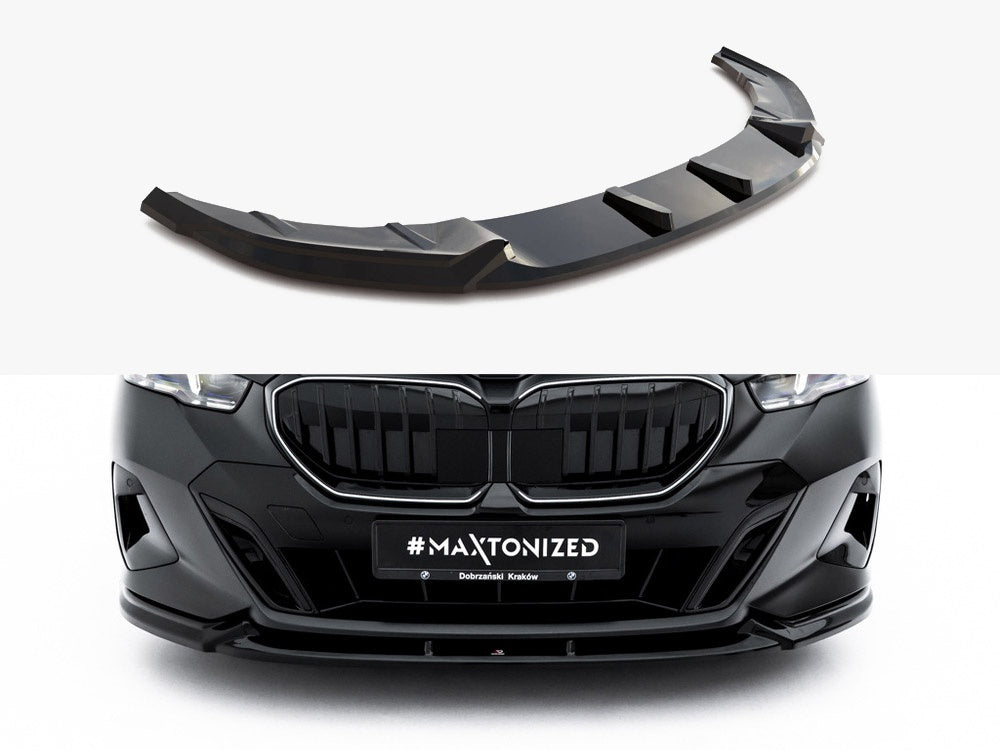 Front Splitter V.1 compatible with BMW 5 / i5 M-Pack Sedan / Touring G60 / G61