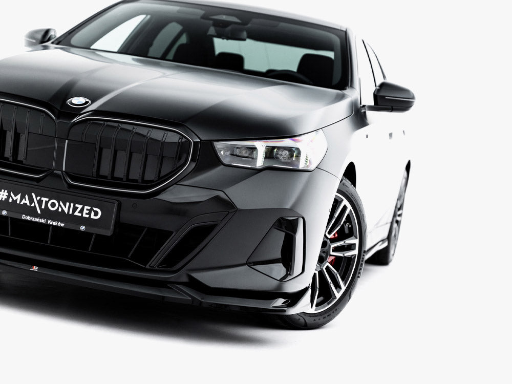 Front Splitter V.2 compatible with BMW 5 / i5 M-Pack Sedan / Touring G60 / G61