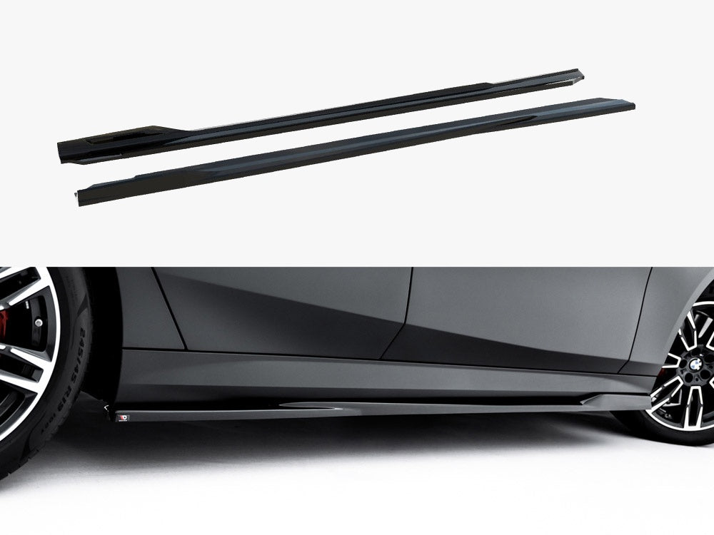 Side Skirts Diffusers V.2 compatible with BMW 5 M-Pack Sedan / Touring G60 / G61