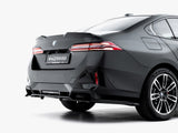 Rear Splitter (with Vertical Bars) V.1 compatible with BMW 5 / i5 M-Pack Sedan / Touring G60 / G61