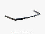 Rear Splitter (with Vertical Bars) V.1 compatible with BMW 5 / i5 M-Pack Sedan / Touring G60 / G61