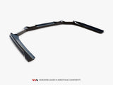 Rear Splitter (with Vertical Bars) V.1 compatible with BMW 5 / i5 M-Pack Sedan / Touring G60 / G61