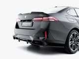Rear Splitter (with Vertical Bars) V.2 compatible with BMW 5 / i5 M-Pack Sedan / Touring G60 / G61