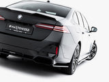 Rear Splitter (with Vertical Bars) V.2 compatible with BMW 5 / i5 M-Pack Sedan / Touring G60 / G61