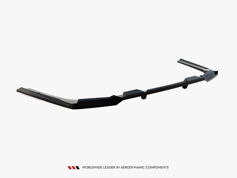 Rear Splitter (with Vertical Bars) V.2 compatible with BMW 5 / i5 M-Pack Sedan / Touring G60 / G61