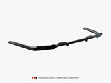 Rear Splitter (with Vertical Bars) V.2 compatible with BMW 5 / i5 M-Pack Sedan / Touring G60 / G61