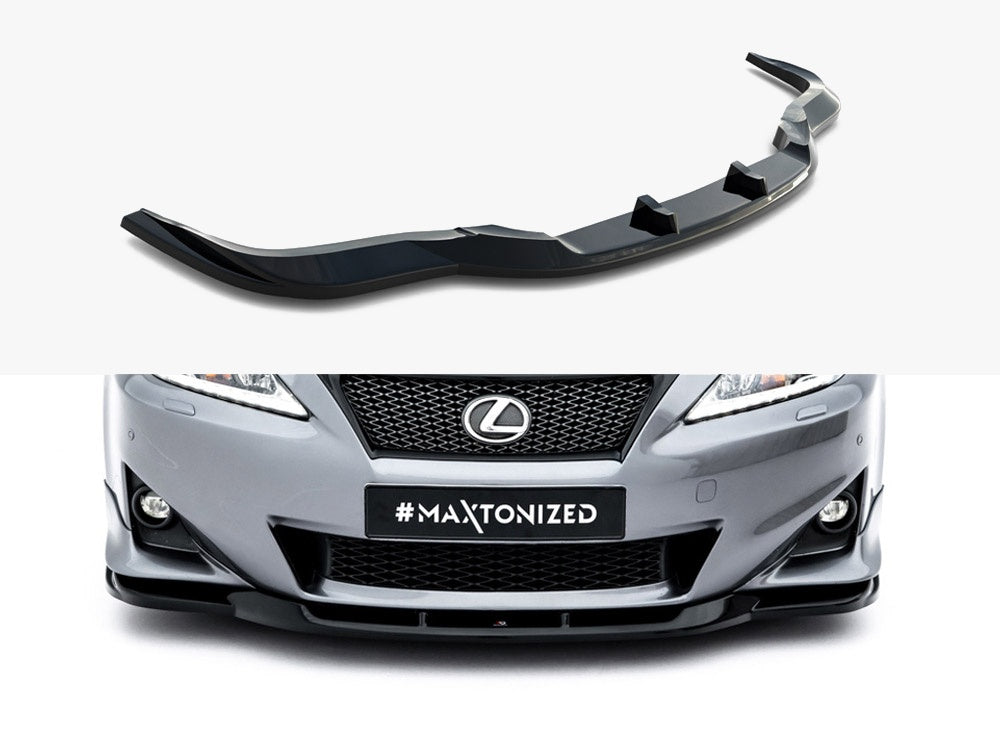 Front Splitter compatible with Lexus IS F Sport Mk2 (XE20) Facelift