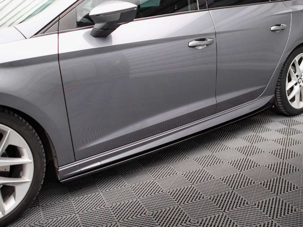 Side Skirt Diffusers compatible with SEAT Leon Cupra / FR / Standard Aero Mk3 / Mk3 Facelift