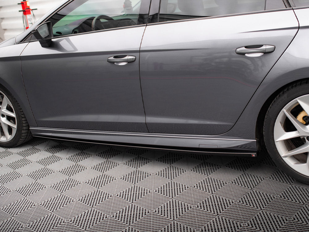 Side Skirt Diffusers compatible with SEAT Leon Cupra / FR / Standard Aero Mk3 / Mk3 Facelift