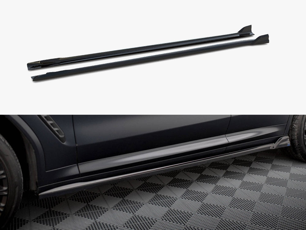 Side Skirts Diffusers compatible with BMW X3 M-Pack G01 Facelift