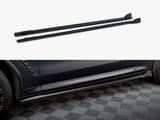Side Skirts Diffusers compatible with BMW X3 M-Pack G01 Facelift