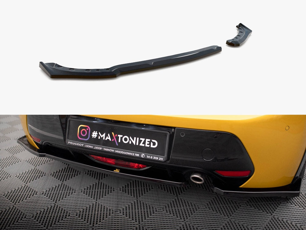 Rear Side Splitters compatible with Peugeot 208 GT Mk2