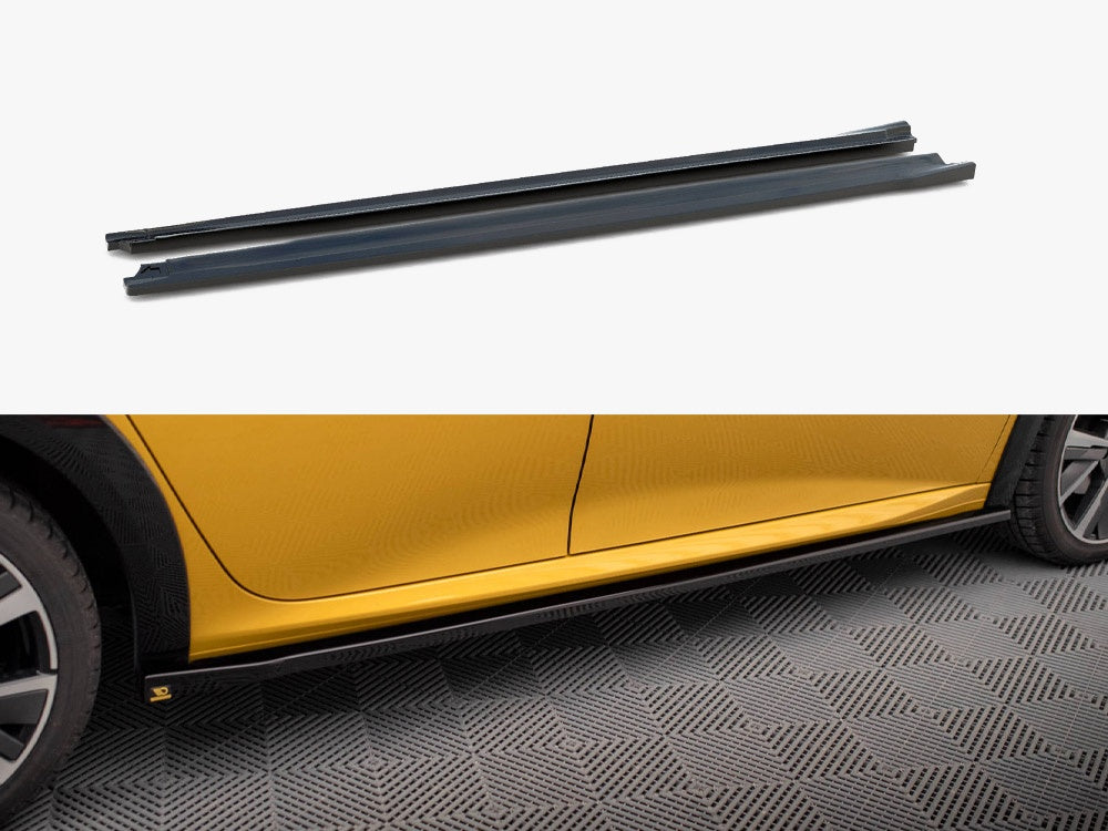 Side Skirt Diffusers compatible with Peugeot 208 GT Mk2
