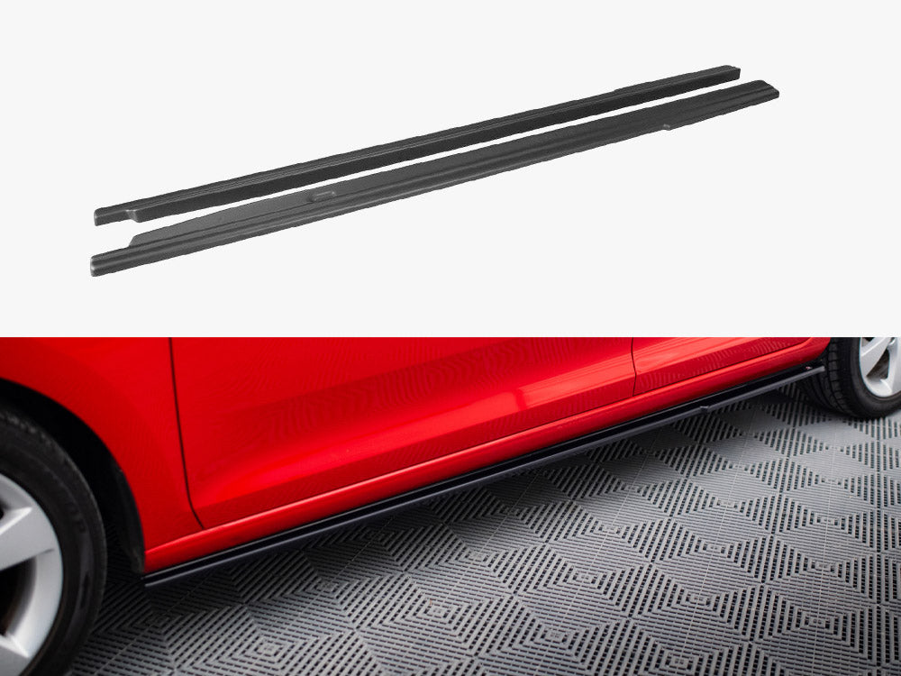 Side Skirt Diffusers compatible with Skoda Rapid