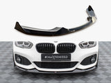 Front Splitter V.4 CSL Look compatible with BMW 1 M-Pack / M140i F20 Facelift