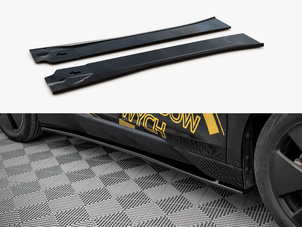 Side Skirts Diffusers compatible with BMW i3 Mk1 Facelift