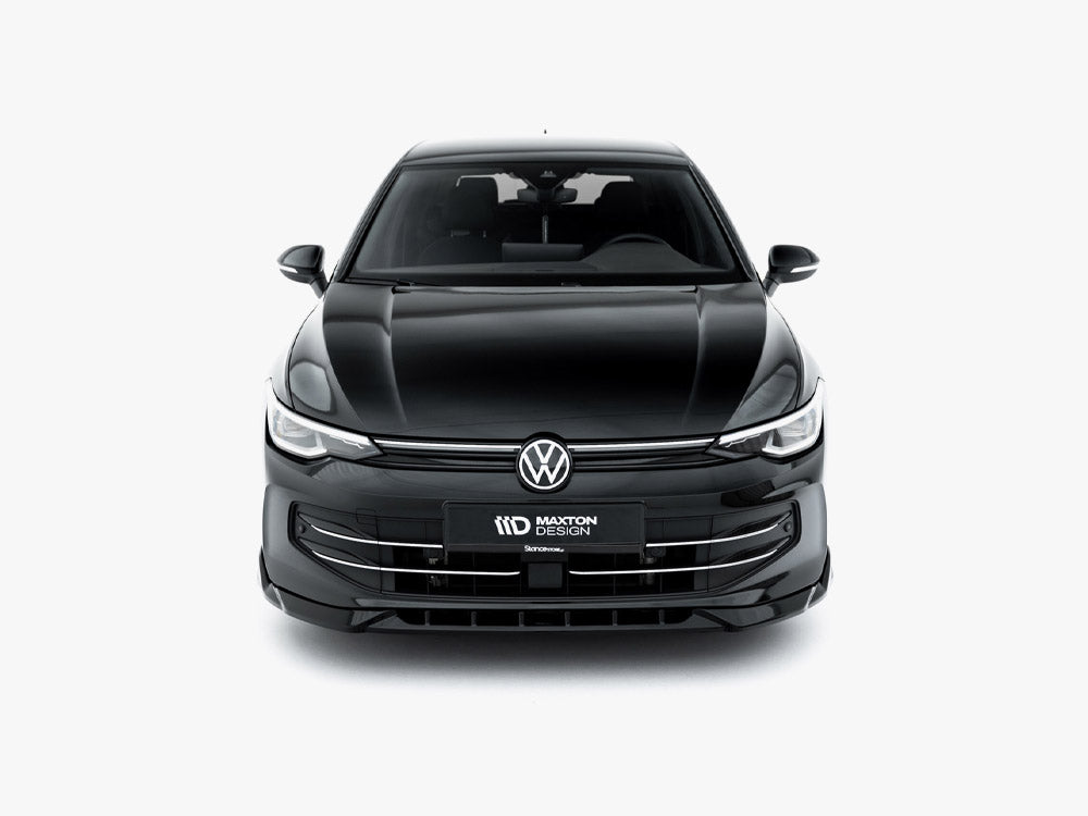 Front Splitter V.1 compatible with Volkswagen Golf Mk8 Facelift