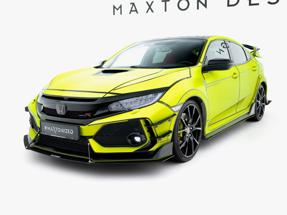Front Racing Splitter V.1 compatible with Honda Civic Type-R Mk10 / Mk10 Facelift