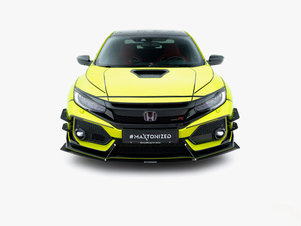 Front Racing Splitter V.1 compatible with Honda Civic Type-R Mk10 / Mk10 Facelift