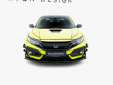Street PRO Front Splitter V.2 compatible with Honda Civic Type-R Mk10 / Mk10 Facelift