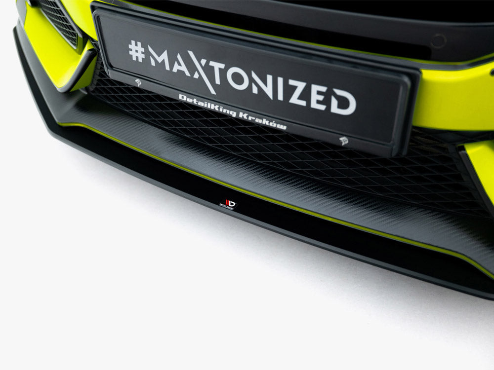 Street PRO Front Splitter V.2 compatible with Honda Civic Type-R Mk10 / Mk10 Facelift