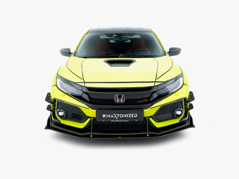 Street PRO Front Splitter compatible with Honda Civic Type-R Mk10 / Mk10 Facelift
