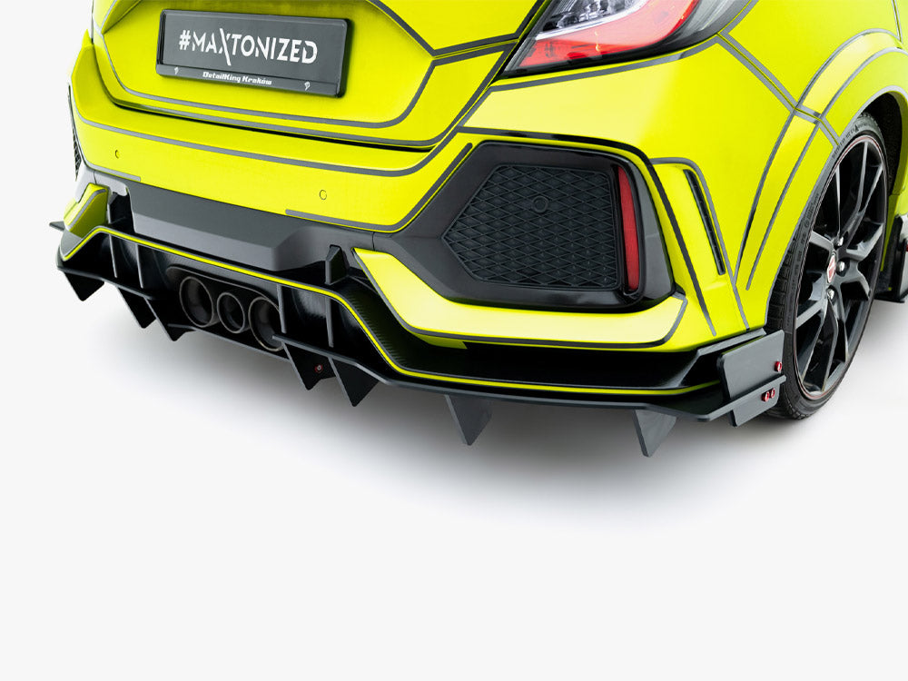 Street PRO Rear Diffuser compatible with Honda Civic Type-R Mk10 / Mk10 Facelift