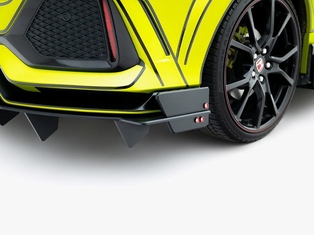 Street PRO Rear Diffuser compatible with Honda Civic Type-R Mk10 / Mk10 Facelift