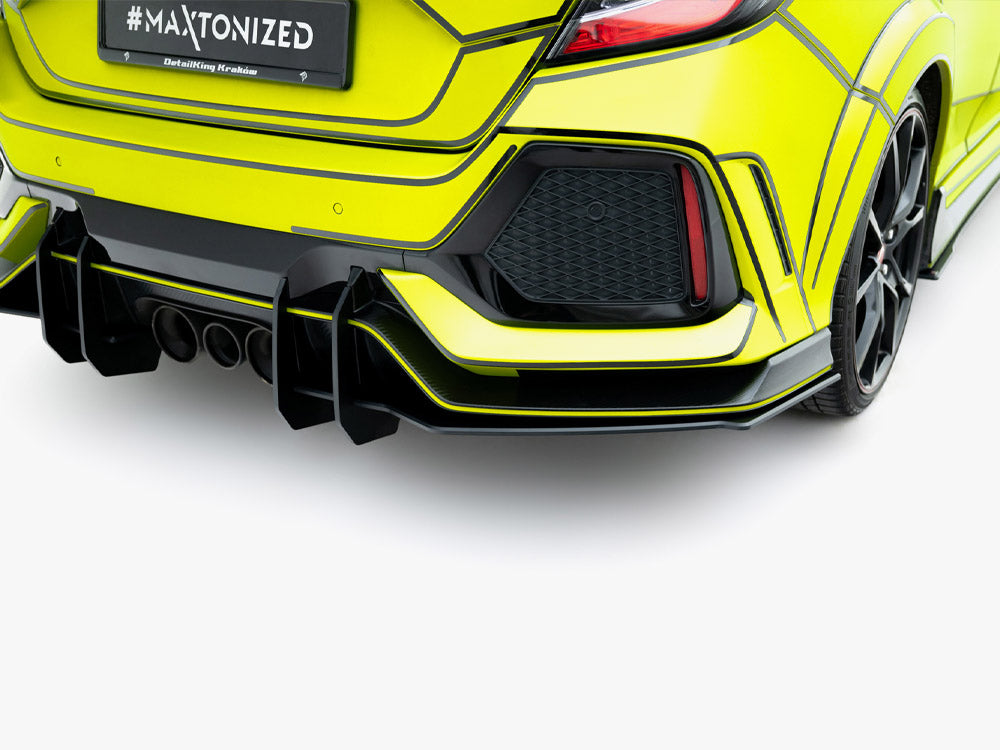 Street PRO Rear Diffuser V.2 compatible with Honda Civic Type-R Mk10 / Mk10 Facelift