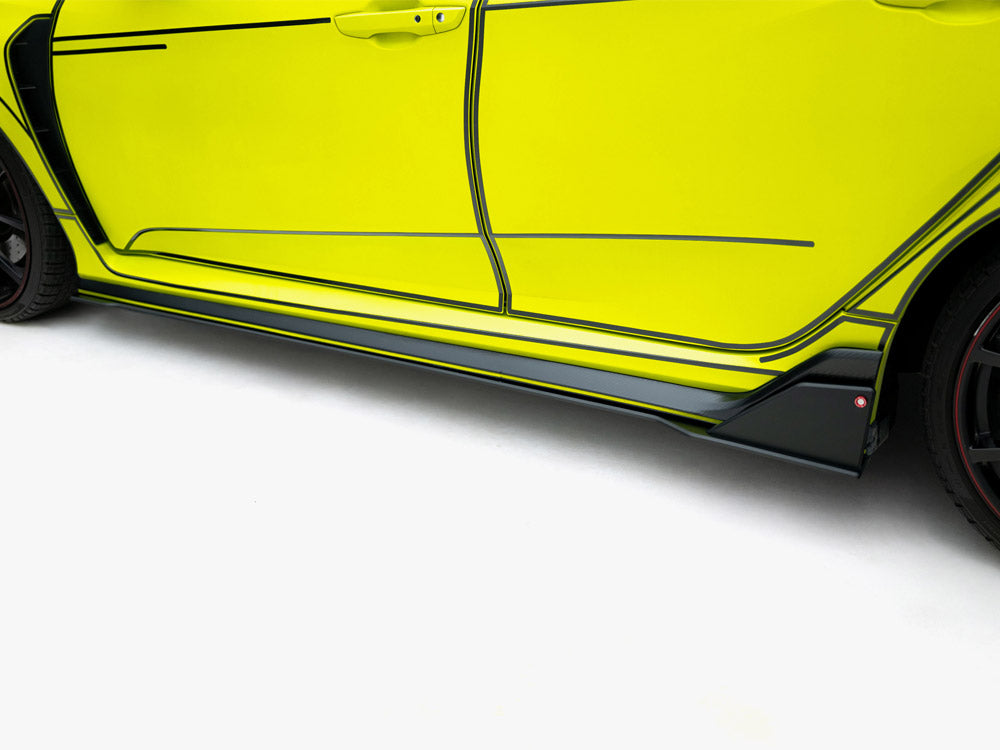 Street PRO Side Skirt Diffusers compatible with Honda Civic Type-R Mk10 / Mk10 Facelift