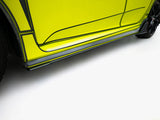 Street PRO Side Skirt Diffusers compatible with Honda Civic Type-R Mk10 / Mk10 Facelift