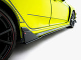 Street PRO Side Skirt Diffusers compatible with Honda Civic Type-R Mk10 / Mk10 Facelift