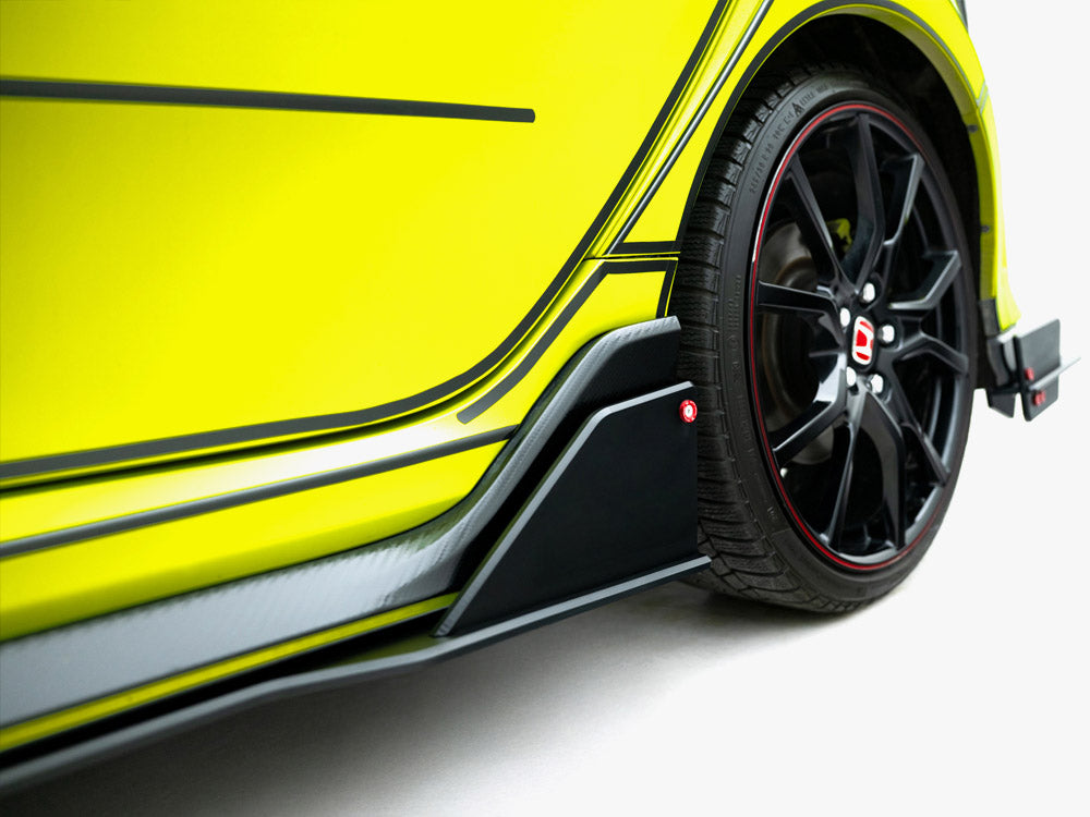 Street PRO Side Skirt Diffusers compatible with Honda Civic Type-R Mk10 / Mk10 Facelift