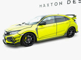 Street PRO Side Skirt Diffusers V.2 compatible with Honda Civic Type-R Mk10 / Mk10 Facelift