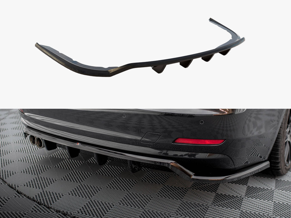 Central Rear Splitter (Vertical Bars) compatible with BMW 4 Gran Coupe F36