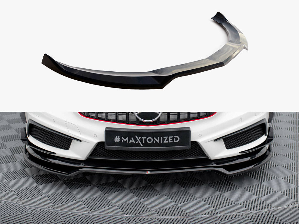 Front Splitter V.4 compatible with Mercedes-Benz A45 AMG W176