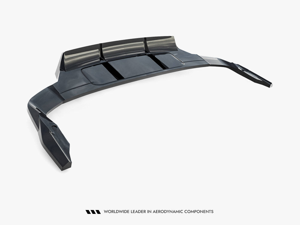 Rear Splitter (Vertical Bars) compatible with Audi Q7 S Line Mk2 Facelift 2