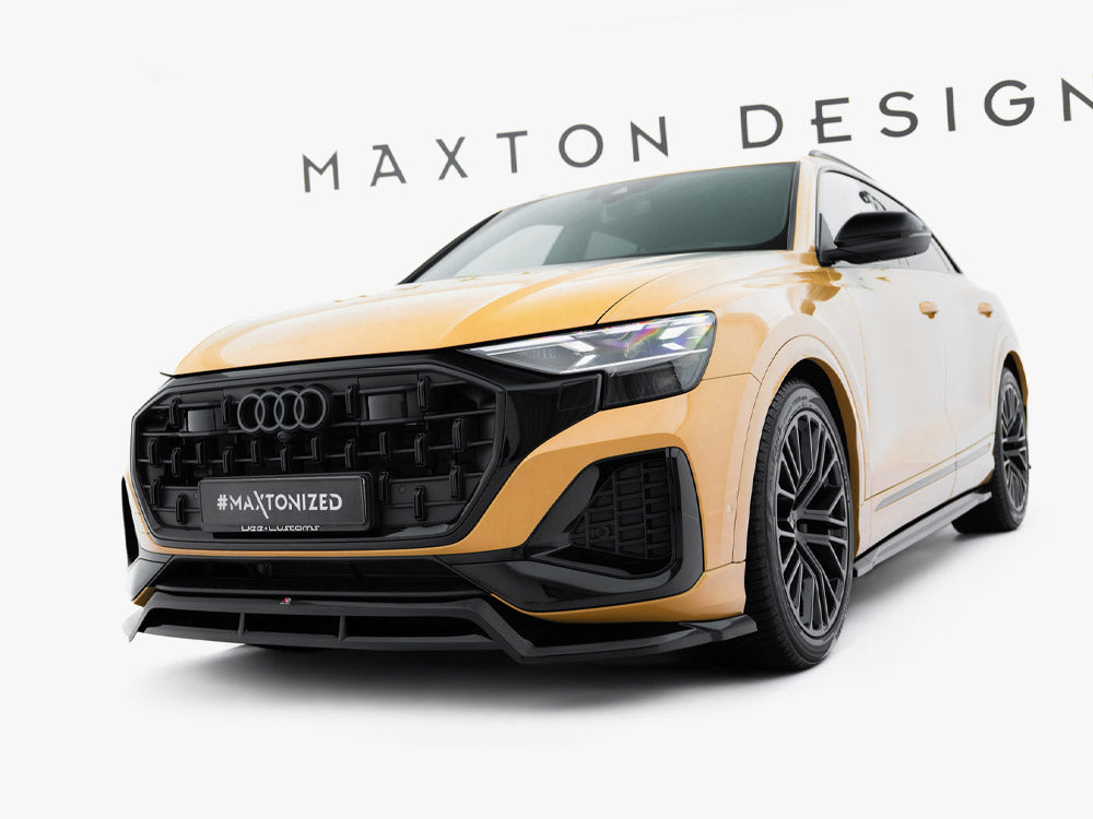 Front Splitter compatible with Audi Q8 Mk1 Facelift